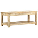 vidaXL kézzel festett tömör mangófa dohányzóasztal 110 x 50 x 45 cm