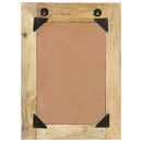 vidaXL kézzel festett tömör mangófa tükör 40 x 55 cm