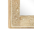 vidaXL kézzel festett tömör mangófa tükör 40 x 55 cm