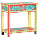 vidaXL kézzel festett tömör mangófa tálalóasztal 80 x 35 x 75 cm