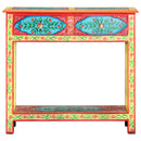 vidaXL kézzel festett tömör mangófa tálalóasztal 80 x 35 x 75 cm