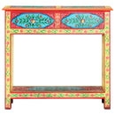 vidaXL kézzel festett tömör mangófa tálalóasztal 80 x 35 x 75 cm