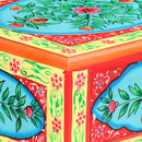 vidaXL kézzel festett tömör mangófa tálalóasztal 80 x 35 x 75 cm