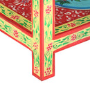 vidaXL kézzel festett tömör mangófa tálalóasztal 80 x 35 x 75 cm