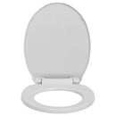 vidaXL szürke ovális WC-ülőke lassan csukódó fedéllel