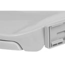 vidaXL szürke ovális WC-ülőke lassan csukódó fedéllel