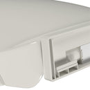 vidaXL szürke ovális WC-ülőke lassan csukódó fedéllel