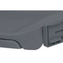 vidaXL szürke ovális WC-ülőke lassan csukódó fedéllel