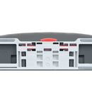 vidaXL szürke ovális gyorsan szerelhető lassan csukódó fedelű WC-ülőke