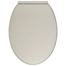 vidaXL barackszínű ovális WC-ülőke lassan csukódó fedéllel