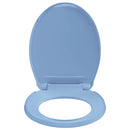 vidaXL kék ovális WC-ülőke lassan csukódó fedéllel