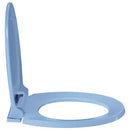 vidaXL kék ovális WC-ülőke lassan csukódó fedéllel