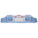 vidaXL kék ovális gyorsan szerelhető WC-ülőke lassan csukódó fedéllel