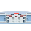 vidaXL kék ovális gyorsan szerelhető WC-ülőke lassan csukódó fedéllel