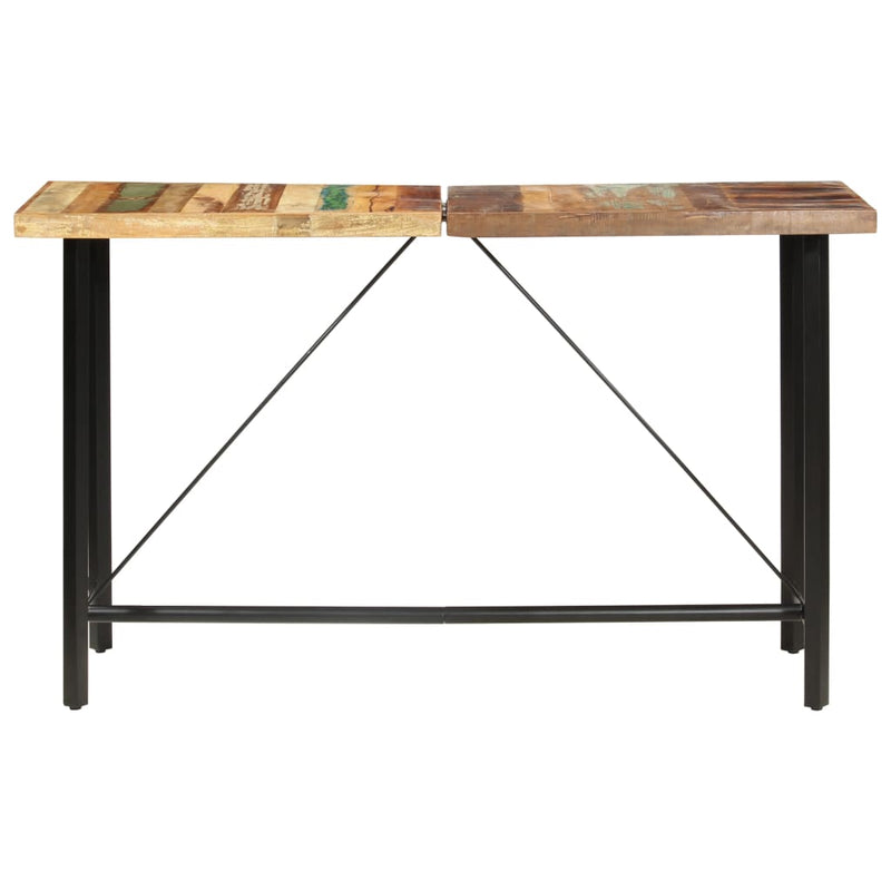 vidaXL tömör újrahasznosított fa bárasztal 180 x 70 x 107 cm