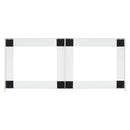 vidaXL fehér dupla mosó- és szárítógép állvány