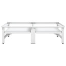 vidaXL fehér mosó- és szárítógéptartó állvány kihúzható polcokkal