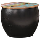 vidaXL tömör újrahasznosított fa dohányzóasztal 53 x 43 cm