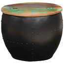 vidaXL tömör újrahasznosított fa dohányzóasztal 53 x 43 cm