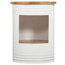 vidaXL tömör mangófa dohányzóasztal 43 x 55 cm