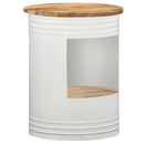 vidaXL tömör mangófa dohányzóasztal 43 x 55 cm