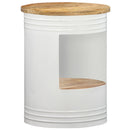 vidaXL tömör mangófa dohányzóasztal 43 x 55 cm