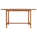 vidaXL tömör tíkfa kerti asztal 150 x 150 x 75 cm