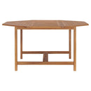 vidaXL tömör tíkfa kerti asztal 150 x 150 x 75 cm