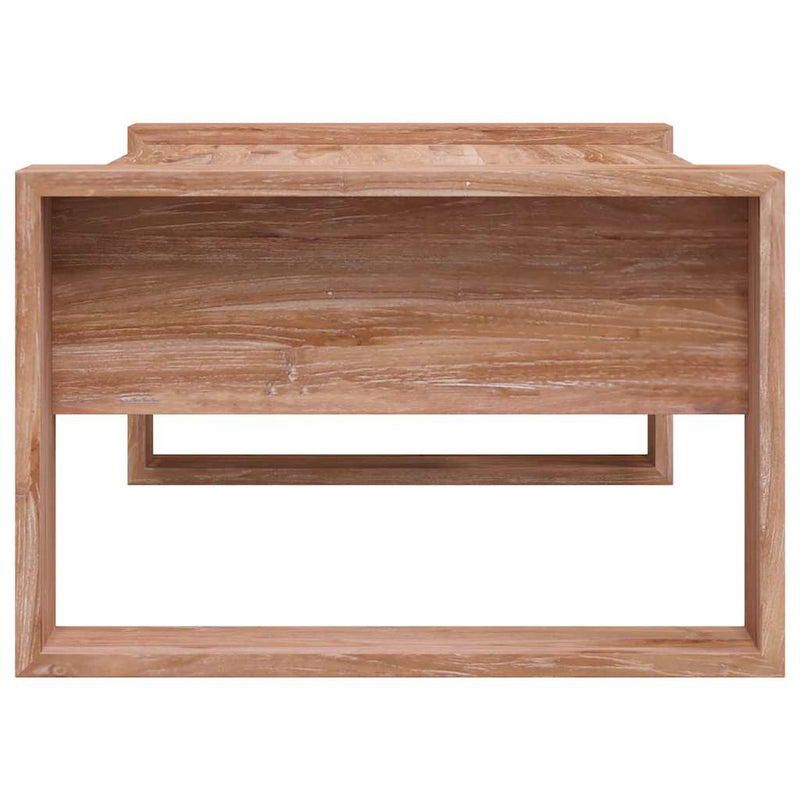 vidaXL tömör tíkfa dohányzóasztal 110 x 60 x 40 cm