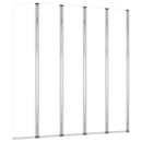 vidaXL átlátszó edzett üveg kádparaván 120 x 140 cm