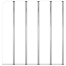 vidaXL átlátszó edzett üveg kádparaván 120 x 140 cm