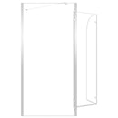 vidaXL átlátszó edzett üveg kádparaván 120 x 69 x 130 cm