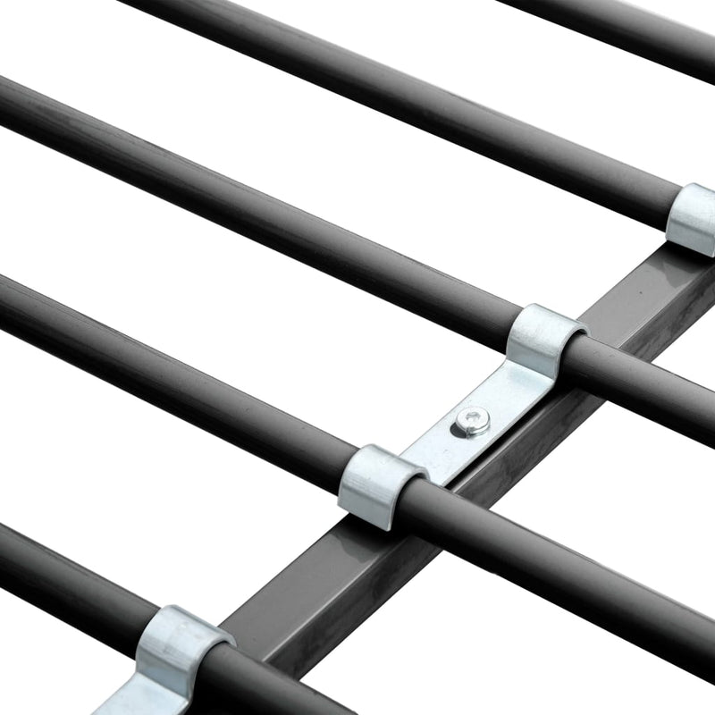 vidaXL szürke fém emeletes ágykeret asztallal 90 x 200 cm