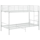 vidaXL fehér fém emeletes ágy 90 x 200 cm