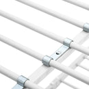vidaXL fehér fém emeletes ágy 90 x 200 cm