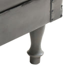 vidaXL barna valódi bőr kagylófotel