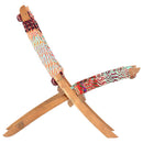 vidaXL többszínű összecsukható Chindi szövet szék