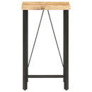 vidaXL nyers mangófa bárasztal 60 x 60 x 107 cm