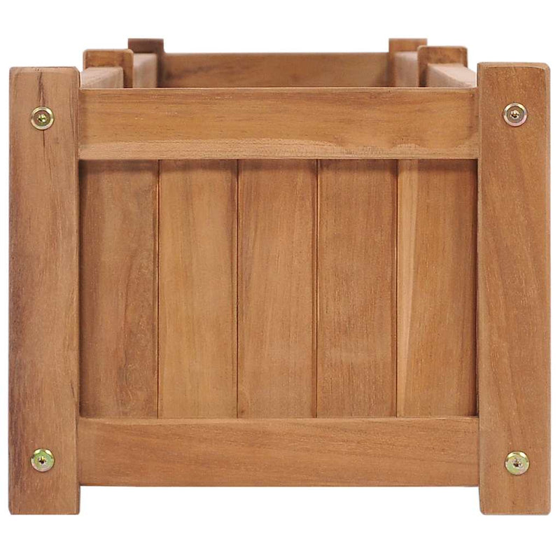 vidaXL tömör tíkfa magaságyás 200 x 30 x 25 cm