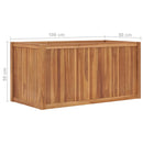 vidaXL tömör tíkfa magaságyás 150 x 50 x 50 cm