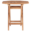 vidaXL tömör tíkfa összecsukható kerti asztal 45 x 45 x 45 cm