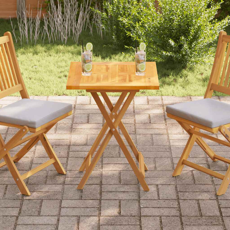 vidaXL tömör tíkfa asztallap 60 x 60 x 2,5 cm