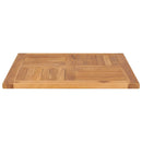 vidaXL tömör tíkfa asztallap 70 x 70 x 2,5 cm
