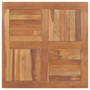 vidaXL tömör tíkfa asztallap 80 x 80 x 2,5 cm