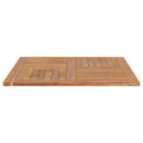 vidaXL tömör tíkfa asztallap 90 x 90 x 2,5 cm
