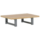 vidaXL 2-részes tölgy-színű kerámia fürdőszobai bútorszett