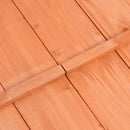 vidaXL fenyőfa homokozó 95 x 90 x 15 cm