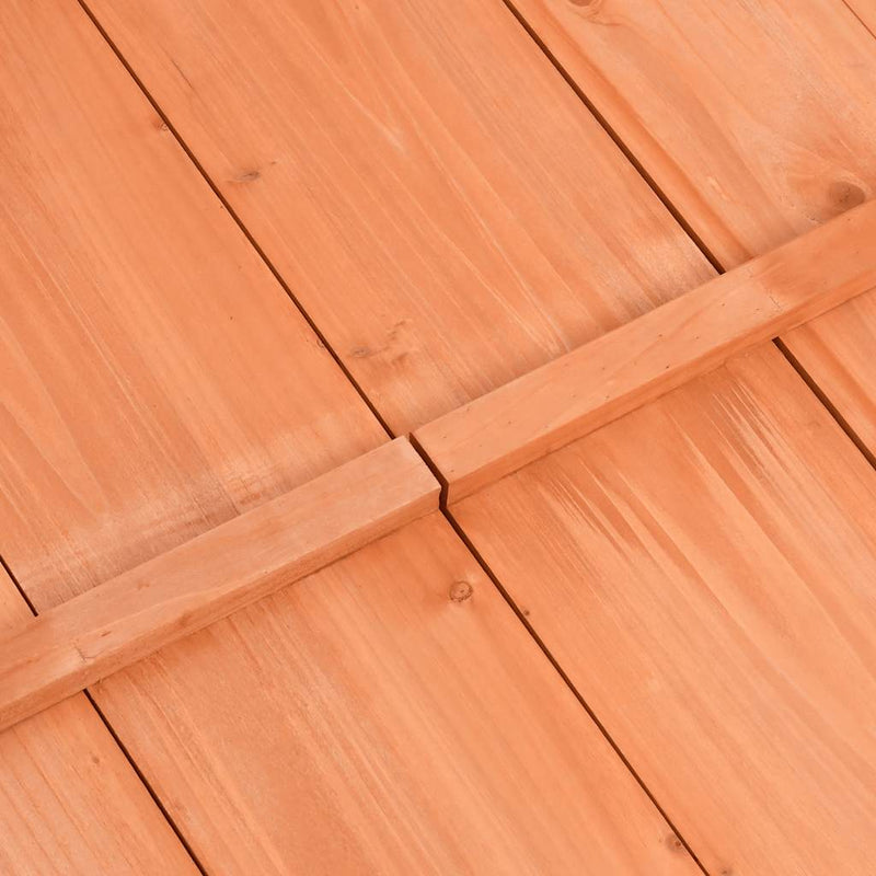 vidaXL fenyőfa homokozó 95 x 90 x 15 cm