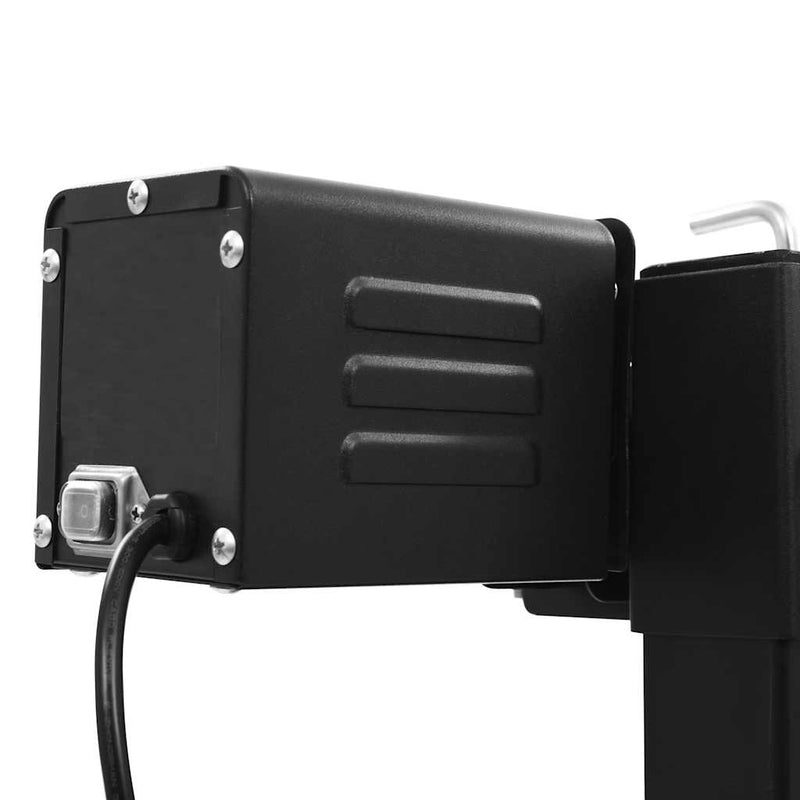 vidaXL elektromos rozsdamentes acél barbecue grillsütő