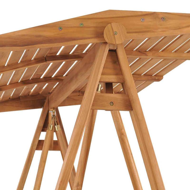 vidaXL tömör tíkfa hintapad 170 cm